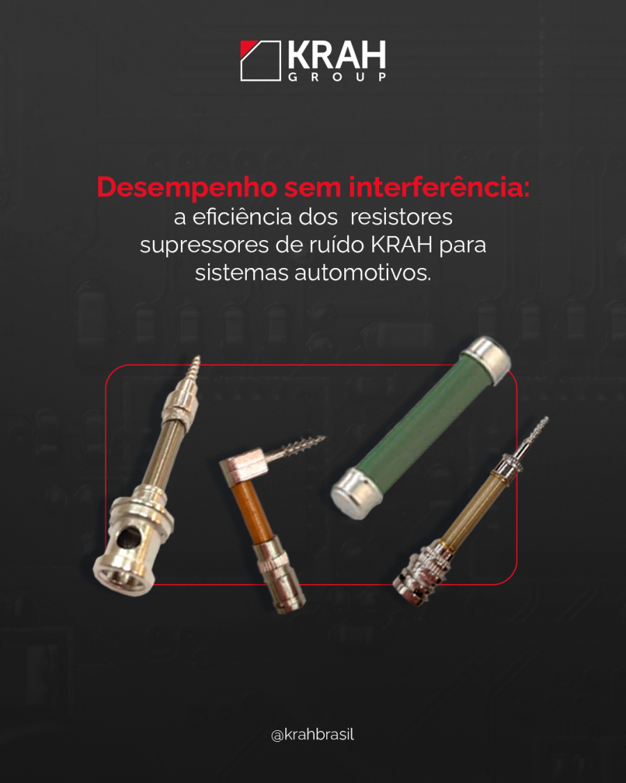 Desempenho sem interferência: a eficiência dos  resistores supressores de ruído KRAH para sistemas automotivos