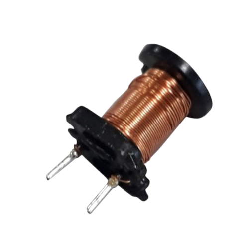 Spool-mounted inductor with ferrite core