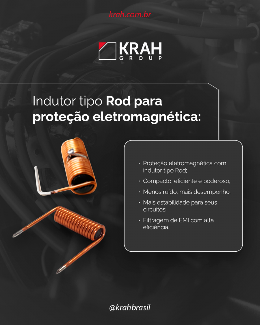Indutor tipo Rod: o componente essencial para proteção eletromagnética em motores elétricos