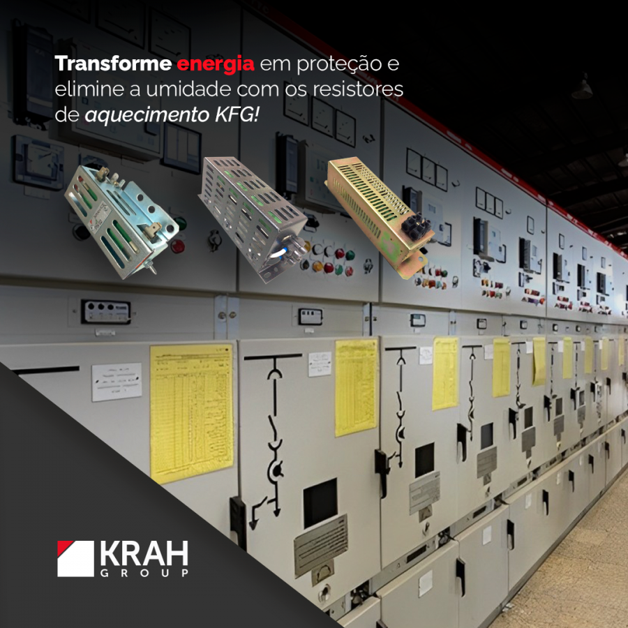 Resistores de aquecimento KFG: proteção e confiabilidade para os painéis elétricos